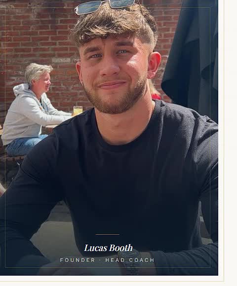 Lucas Booth, founder and head coach